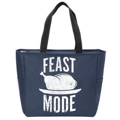 Feast Mode Zip Tote Bag