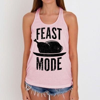 Feast Mode Women's Knotted Racerback Tank