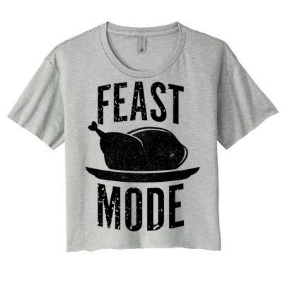 Feast Mode Women's Crop Top Tee