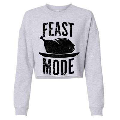 Feast Mode Cropped Pullover Crew