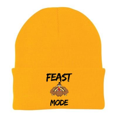 Feast Mode Thanksgiving Turkey Biceps Knit Cap Winter Beanie