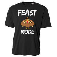 Feast Mode Thanksgiving Turkey Biceps Cooling Performance Crew T-Shirt