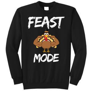 Feast Mode Thanksgiving Turkey Biceps Sweatshirt