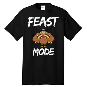 Feast Mode Thanksgiving Turkey Biceps Tall T-Shirt