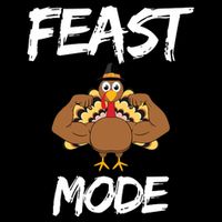 Feast Mode Thanksgiving Turkey Biceps 7-Panel Snapback Hat