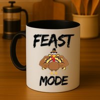 Feast Mode Thanksgiving Turkey Biceps Mug