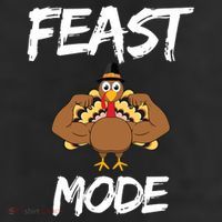Feast Mode Thanksgiving Turkey Biceps 11oz C Handle Ceramic Mug