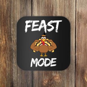 Feast Mode Thanksgiving Turkey Biceps Coaster