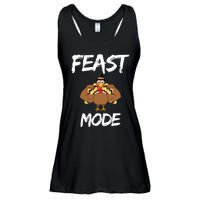 Feast Mode Thanksgiving Turkey Biceps Ladies Essential Flowy Tank