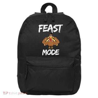 Feast Mode Thanksgiving Turkey Biceps 16 in Basic Backpack