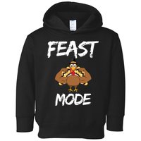 Feast Mode Thanksgiving Turkey Biceps Toddler Hoodie