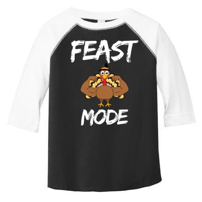 Feast Mode Thanksgiving Turkey Biceps Toddler Fine Jersey T-Shirt