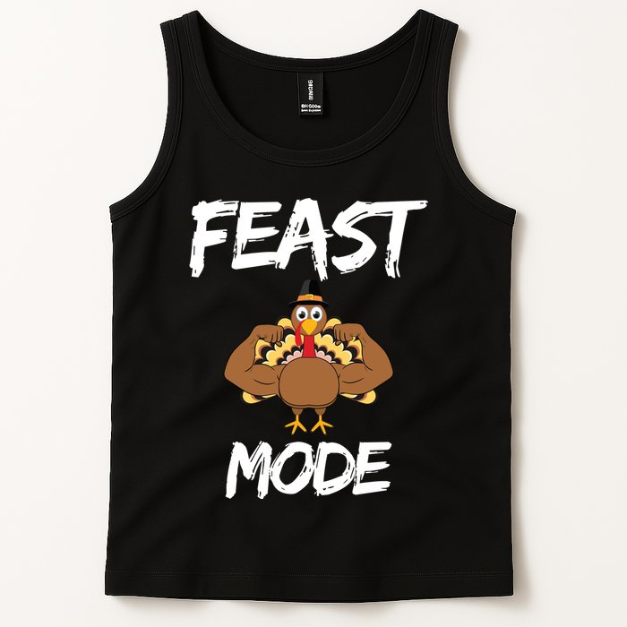 Feast Mode Thanksgiving Turkey Biceps Tank Top