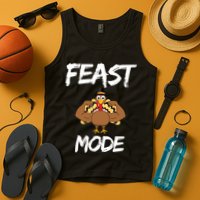 Feast Mode Thanksgiving Turkey Biceps Tank Top