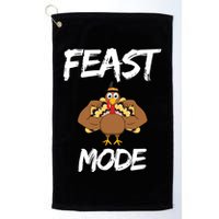 Feast Mode Thanksgiving Turkey Biceps Golf Towel