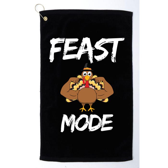 Feast Mode Thanksgiving Turkey Biceps Golf Towel