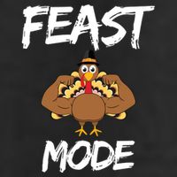 Feast Mode Thanksgiving Turkey Biceps Golf Towel