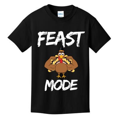 Feast Mode Thanksgiving Turkey Biceps Kids T-Shirt