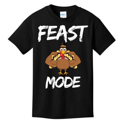 Feast Mode Thanksgiving Turkey Biceps Kids T-Shirt