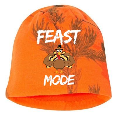 Feast Mode Thanksgiving Turkey Biceps Kati - Camo Knit Beanie