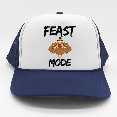 Feast Mode Thanksgiving Turkey Biceps Trucker Hat