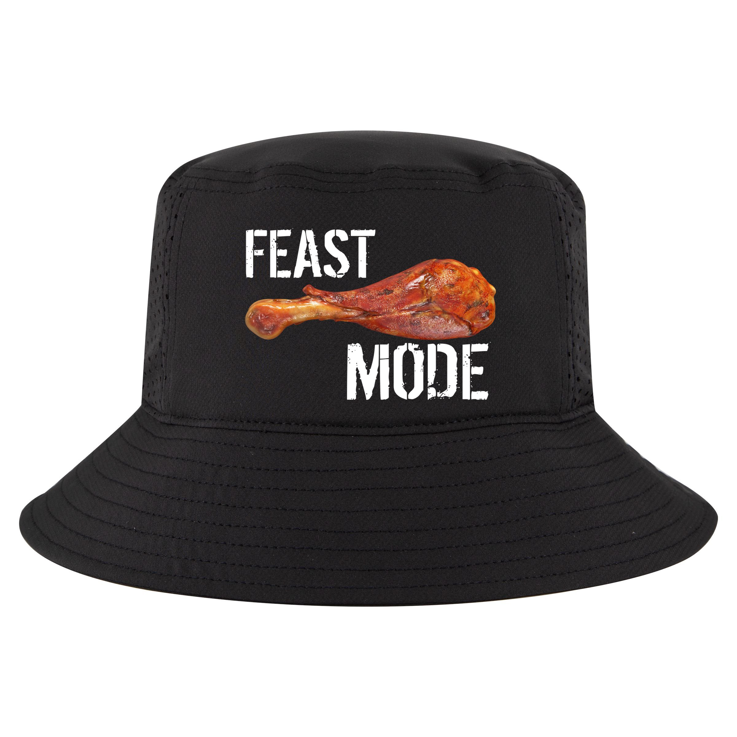 Feast Mode Thanksgiving Turkey Leg Cool Comfort Performance Bucket Hat