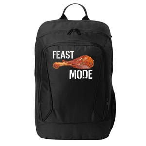 Feast Mode Thanksgiving Turkey Leg City Backpack