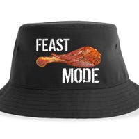 Feast Mode Thanksgiving Turkey Leg Sustainable Bucket Hat