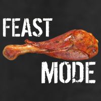 Feast Mode Thanksgiving Turkey Leg Adult Drive Performance Visor