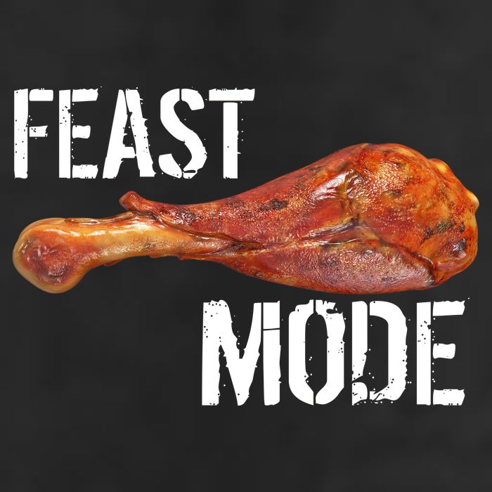 Feast Mode Thanksgiving Turkey Leg Adult Drive Performance Visor