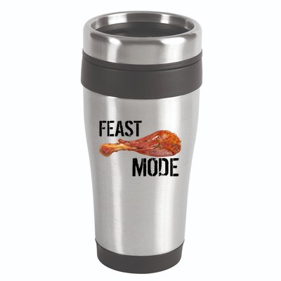 Feast Mode Thanksgiving Turkey Leg 16oz Travel Tumbler