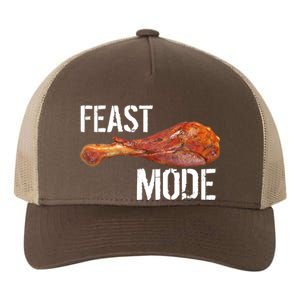 Feast Mode Thanksgiving Turkey Leg Yupoong Adult 5-Panel Trucker Hat