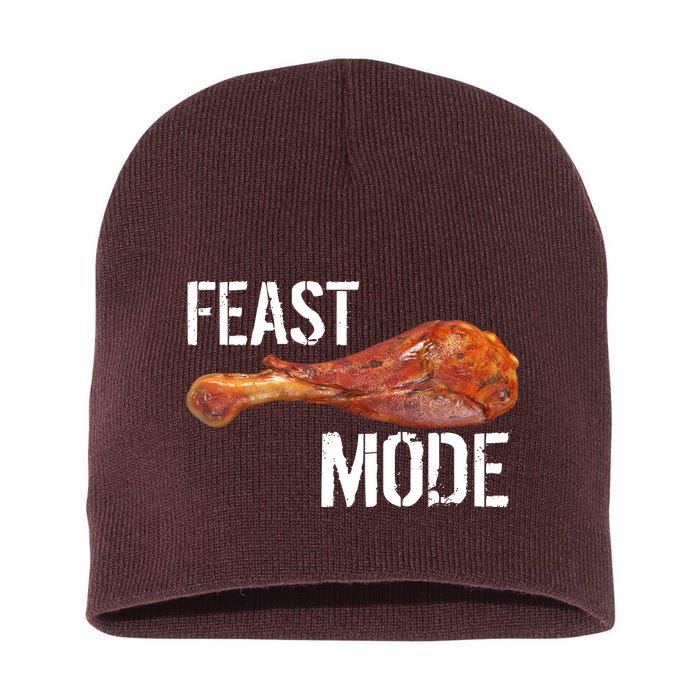 Feast Mode Thanksgiving Turkey Leg Short Acrylic Beanie