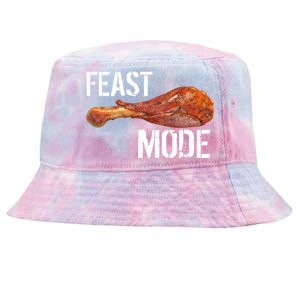 Feast Mode Thanksgiving Turkey Leg Tie-Dyed Bucket Hat