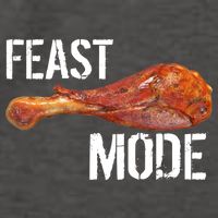 Feast Mode Thanksgiving Turkey Leg Vector Backpack