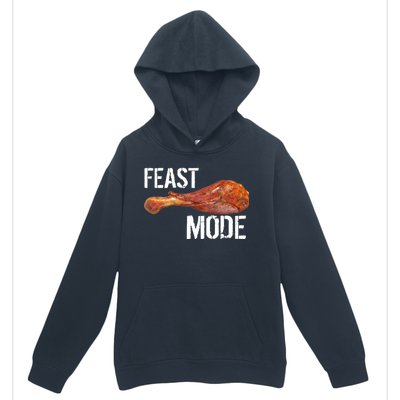 Feast Mode Thanksgiving Turkey Leg Urban Pullover Hoodie