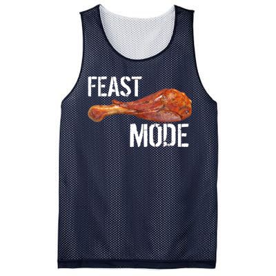 Feast Mode Thanksgiving Turkey Leg Mesh Reversible Basketball Jersey Tank