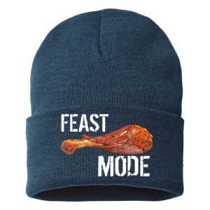 Feast Mode Thanksgiving Turkey Leg Sustainable Knit Beanie