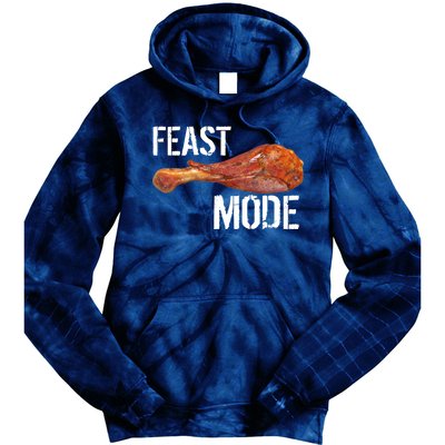 Feast Mode Thanksgiving Turkey Leg Tie Dye Hoodie