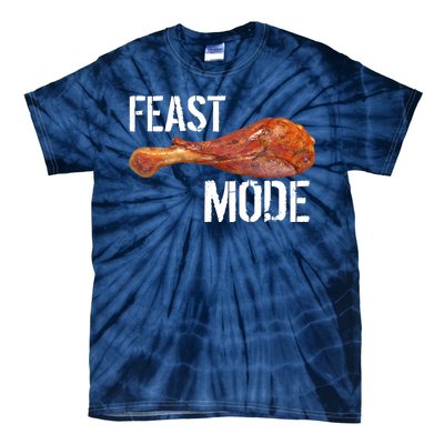 Feast Mode Thanksgiving Turkey Leg Tie-Dye T-Shirt