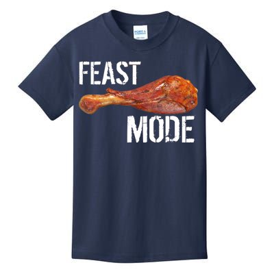 Feast Mode Thanksgiving Turkey Leg Kids T-Shirt