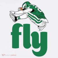 Fly Eagle Birds Football Fan Tall T-Shirt