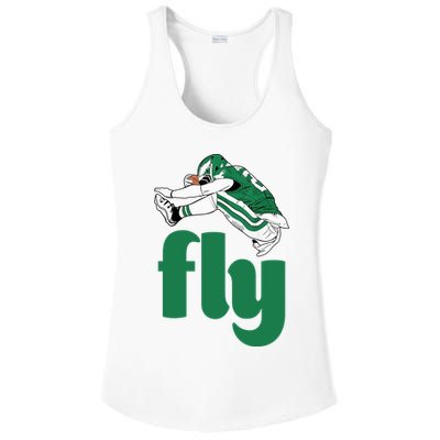Fly Eagle Birds Football Fan Ladies PosiCharge Competitor Racerback Tank