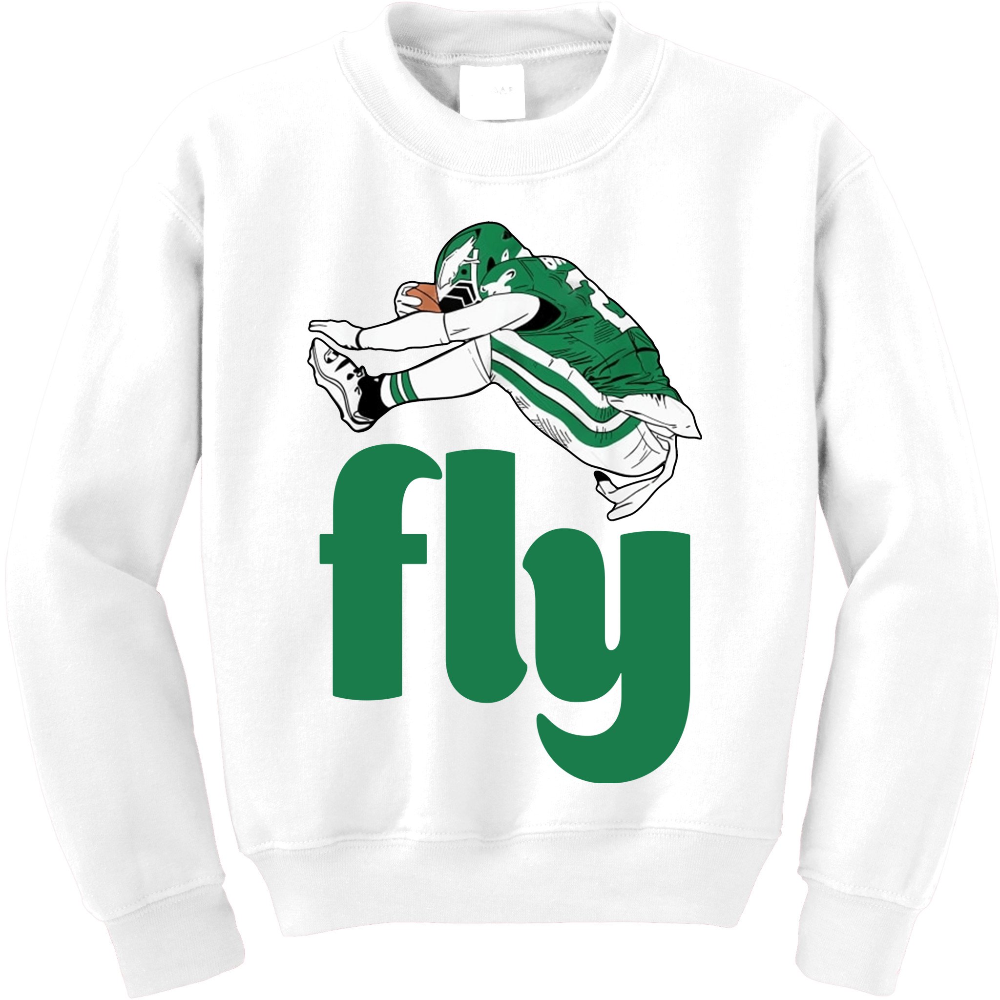 Fly Eagle Birds Football Fan Kids Sweatshirt