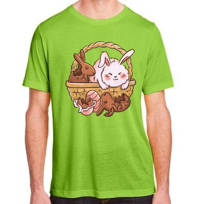 Fat Easter Bunny Cute Adult ChromaSoft Performance T-Shirt