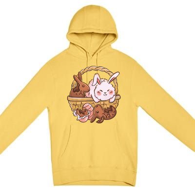 Fat Easter Bunny Cute Premium Pullover Hoodie