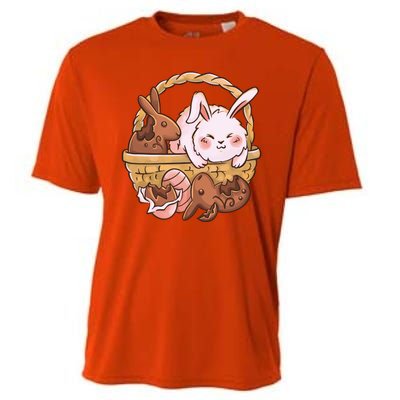 Fat Easter Bunny Cute Cooling Performance Crew T-Shirt