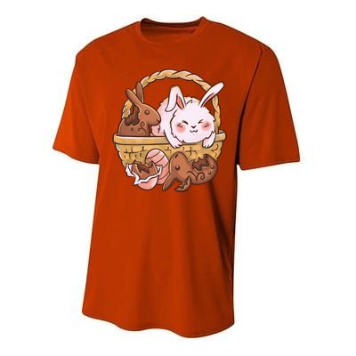 Fat Easter Bunny Cute Performance Sprint T-Shirt