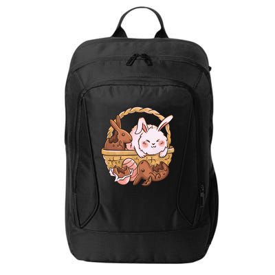 Fat Easter Bunny Cute City Backpack