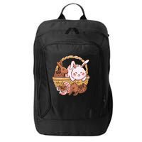 Fat Easter Bunny Cute City Backpack